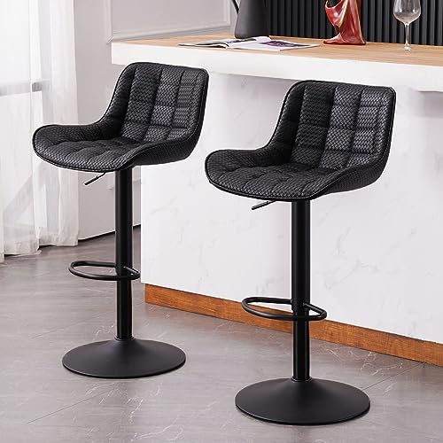 Modern Upholstered Counter Height Barstools for Kitchen Islands
